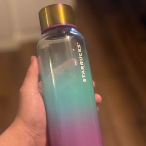 Starbucks Ombre Glass Water Bottle
